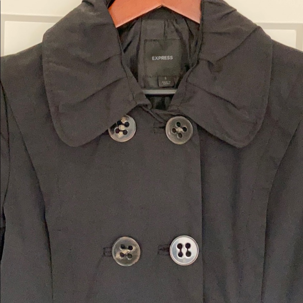 Express Nylon/Cotton Outshell Long Coat - image 2